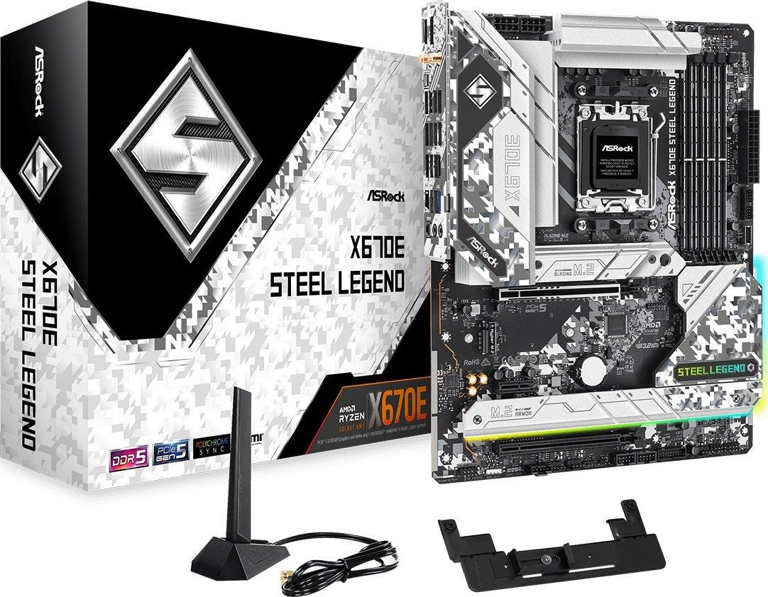 Материнська плата ASRock X670E Steel Legend, фото 1