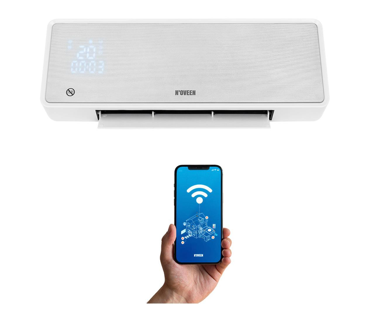 Теплова завіса N'oveen HC3299 LED Tuya WiFi Smart
