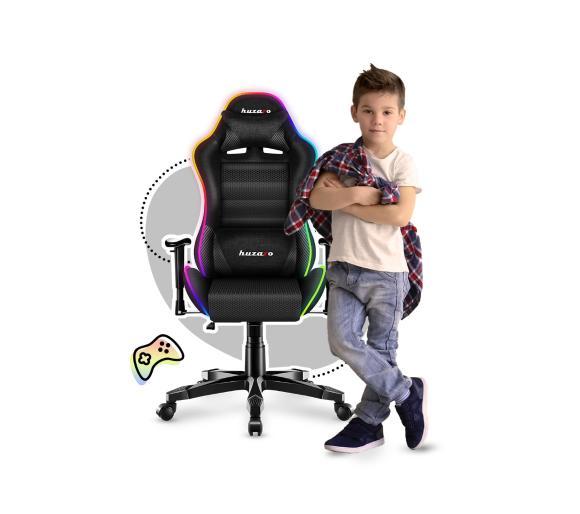 Комп'ютерне крісло для геймера Huzaro Ranger 6.0 RGB Mesh Black