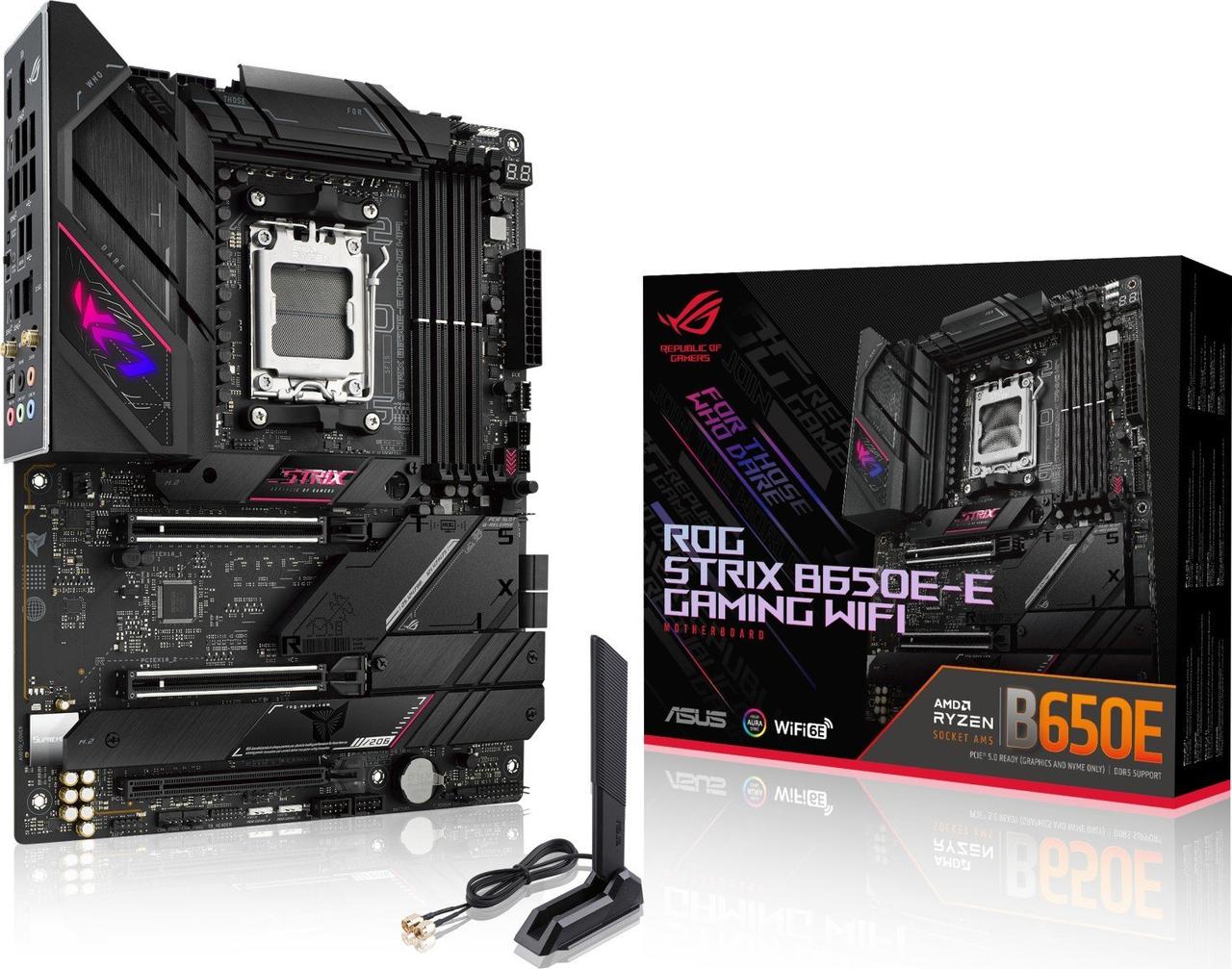 Материнська плата Asus ROG STRIX B650E-E GAMING WIFI, фото 1
