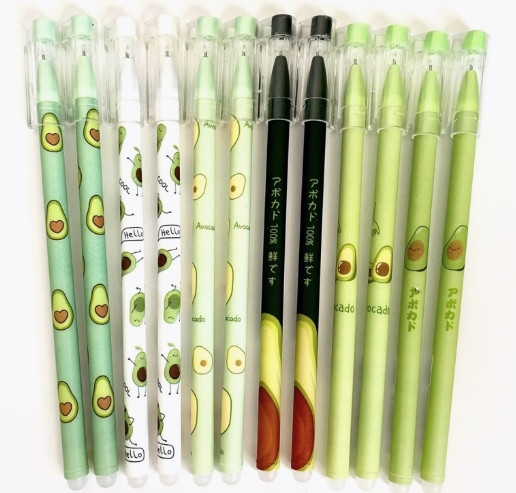 Купить Ручка пиши-стирай синяя упаковка 12 шт "Авокадо" Ручка Стирачка ...