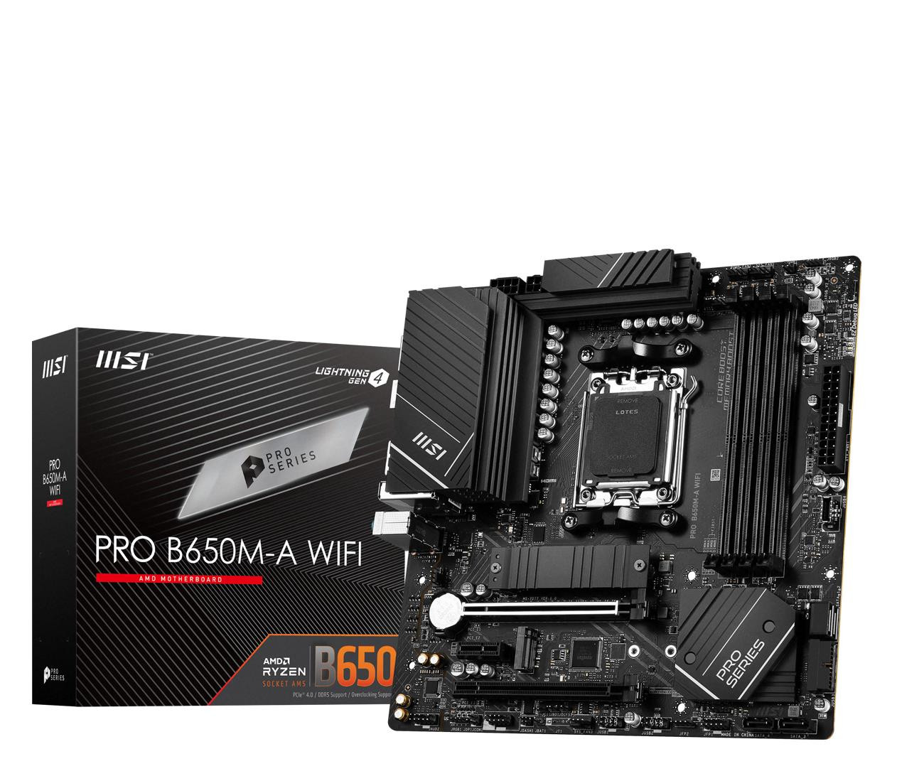 Материнська плата MSI PRO B650M-A WIFI, фото 1