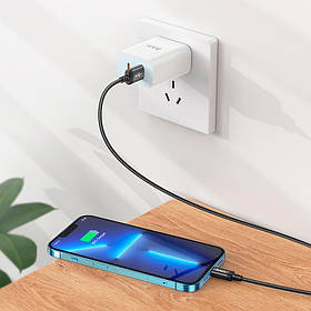 Кабель Hoco Lightning Radiance charging data cable X91 |3m, 2.4A|