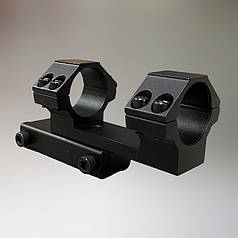 Кріплення для прицілу: моноблок Leapers UTG Accushot Offset, d – 25.4mm, High (BH 21 мм), «Ластівчин хвіст», (RGPMOFS38-25H4)