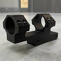 Кріплення для прицілу: моноблок Leapers UTG Accushot Offset, d – 25.4mm, High (BH 21 мм), «Ластівчин хвіст», (RGPMOFS38-25H4), фото 4
