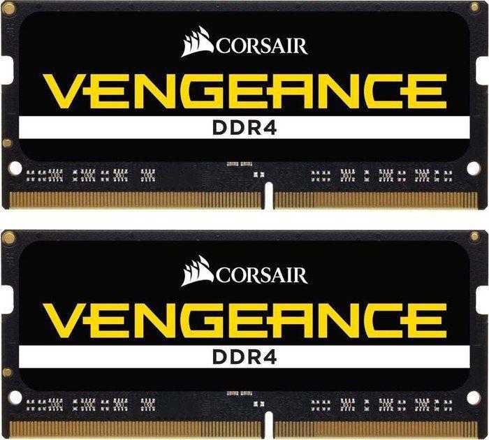 Пам'ять для ноутбуків Corsair 16 GB (2x8GB) SO-DIMM DDR4 2666 MHz Vengeance (CMSX16GX4M2A2666C18), фото 1