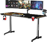 Геймерський ігровий стіл Ultradesk Frag XXL Gold, фото 3