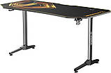 Геймерський ігровий стіл Ultradesk Frag XXL Gold, фото 7