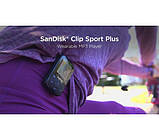 Компактний MP3 плеєр Sandisk Clip Sport Plus 32GB Black, фото 6