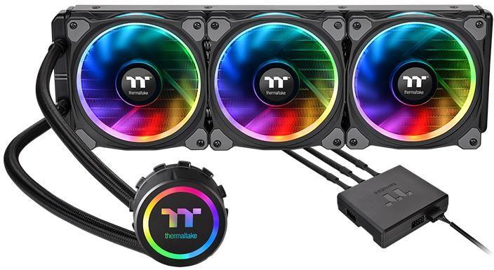 Водяне охолодження Thermaltake Floe Riing RGB 360 TT Premium Edition (CL-W158-PL12SW-A), фото 1