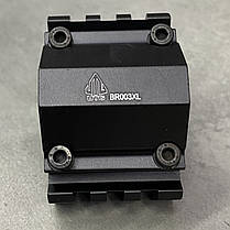 Кріплення на ствол із 3 планками Picatinny Leapers UTG Shotgun Tri-Rail Barrel Mount, MNT-BR003XL, 3 по 3 слоти, фото 5