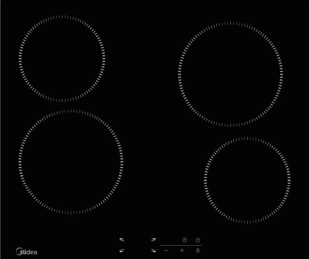 Фото - Варильна поверхня Midea Варочная поверхность электрическая  MVC 602 