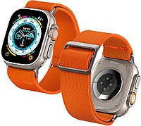 Нейлоновий ремінець Spigen для Apple Watch (49/45/44/42) Lite Fit Ultra, Orange (AMP05986)