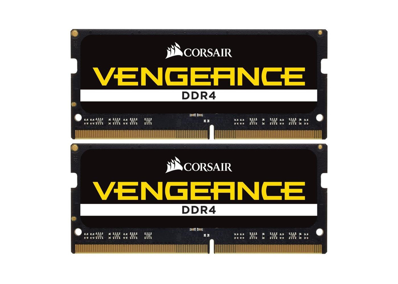 Пам'ять для ноутбуків Corsair 16 GB (2x8GB) SO-DIMM DDR4 2400 MHz Vengeance (CMSX16GX4M2A2400C16), фото 1