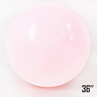 Латексна повітряна куля-гігант без малюнка Show Рожева Baby Pink, 36" 90 см