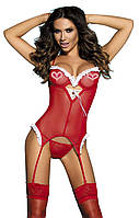 Эротический комплект цвет красный S/M Скидка 1230
