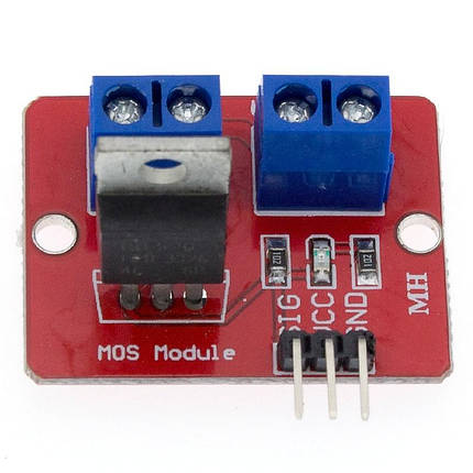 Модуль із транзистором IRF520 MOSFET, фото 2