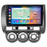 Al Штатна магнітола для Honda Fit 1 Manual AC 2001-2008 екран 9" 4/64 Gb CarPlay 4G Wi-Fi GPS Prime Android, фото 2