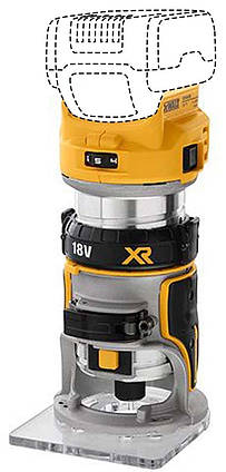 Фрезер DeWalt DCW604NT