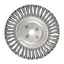 Щітка дискова з плетеного дроту D200*32 мм MASTER TOOL 19-9020, фото 2