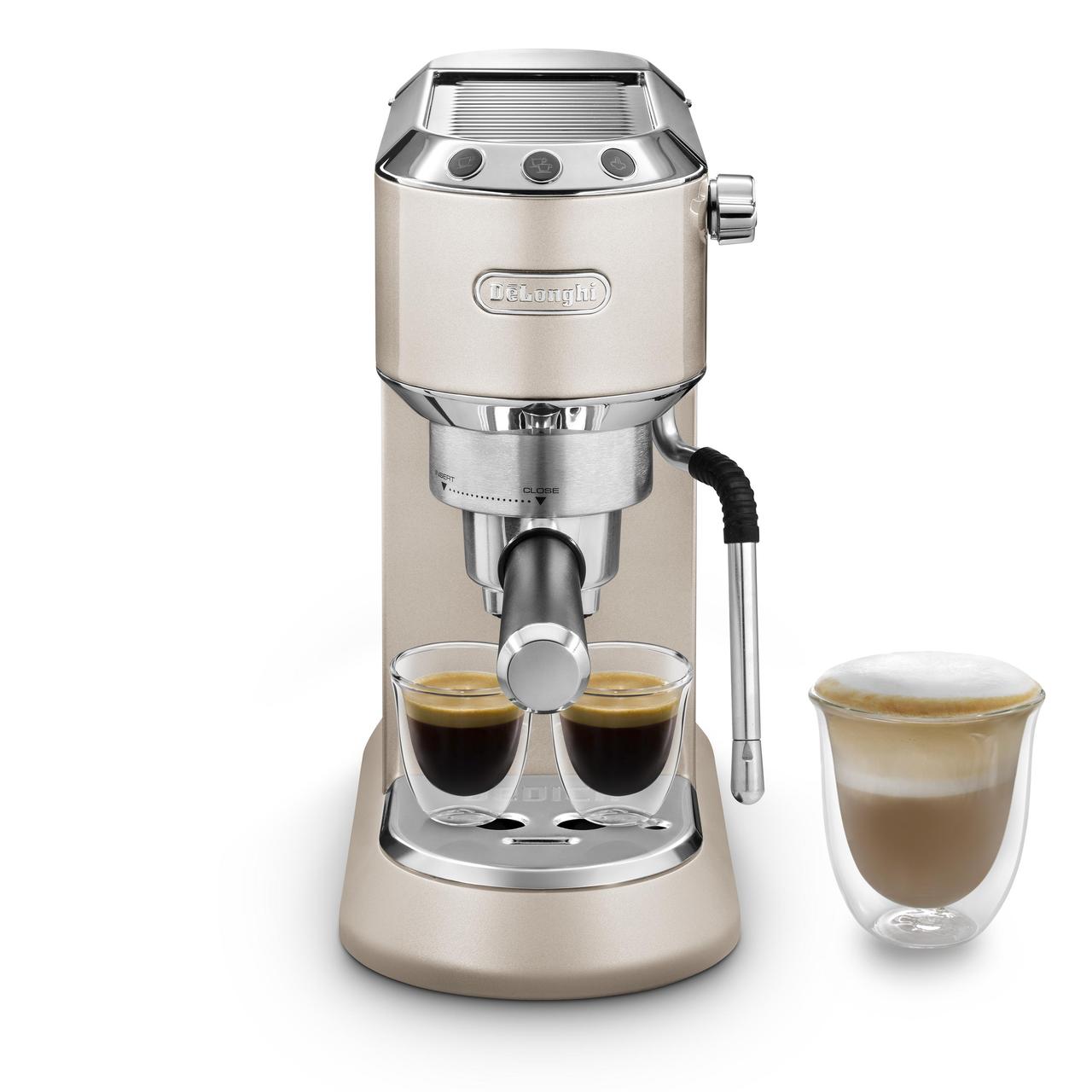 Кавоварка ріжкова еспресо Delonghi Dedica Arte EC 885.BG