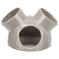 Домик для животных Trixie керамический с тремя входами 16х12 см (4047974613641)