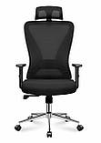 Комп'ютерне крісло для геймера Mark Adler Manager 3.5 Black, фото 3