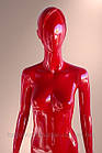 Жіночий манекен лакований червоний, фото 2