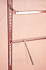 Перемичка пристінна квадратна хромована, 100 см., фото 3