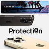 Захисне скло Spigen для камери iPhone 16/15/14 Pro & Pro Max - EZ Fit Optik Pro (2шт), Gold (AGL05598), фото 7
