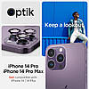 Захисне скло Spigen для камери iPhone 14 Pro/14 Pro Max - EZ Fit Optik Pro (2шт), Deep Purple (AGL05597), фото 6