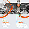 Нейлоновий ремінець Spigen для Apple Watch (49/45/44/42) - Lite Fit Ultra, Orange (AMP05986), фото 8