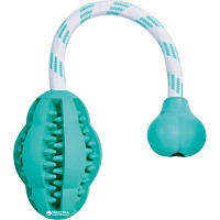 Игрушка для собак Trixie Denta Fun Мяч на веревке 8х28 см (4011905329451)