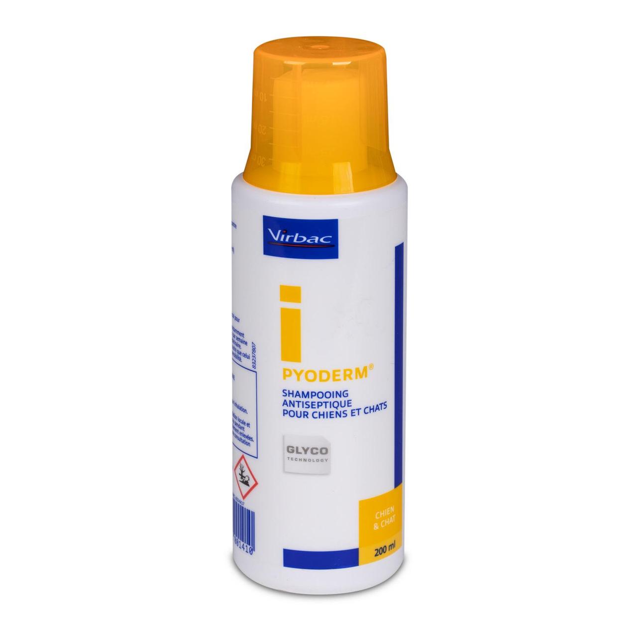 Шампунь Пиодерм з хлоргексидином для котів і собак 250 мл Virbac Pyoderm, фото 1