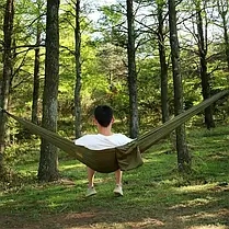 Гамак подвійний із москітною сіткою Hammock With Net Army для відпочинку до 200 кг, фото 5