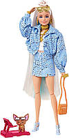 Лялька Барбі Екстра Платинова блондинка Barbie Extra Doll & Accessories with Platinum Blonde Hair