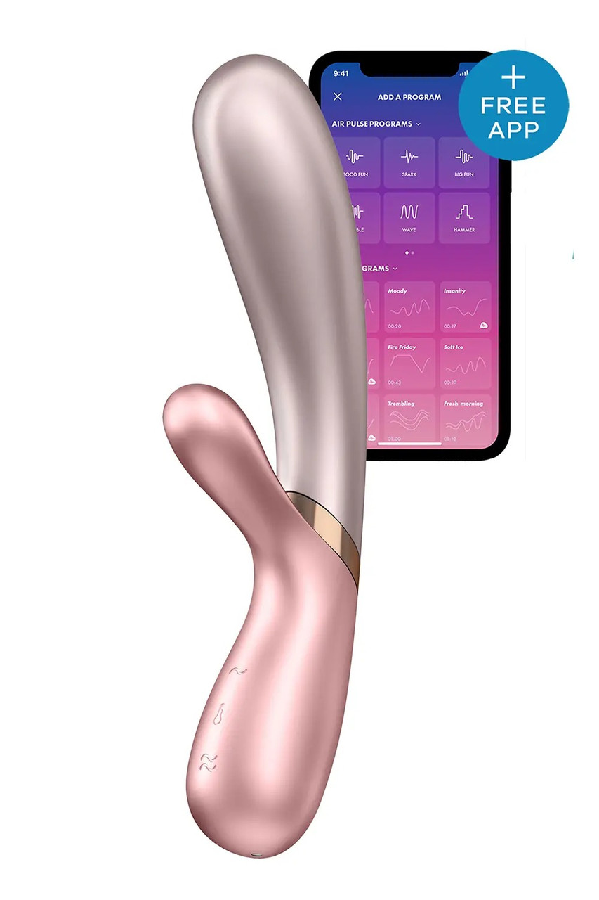Подвійний смарт-вібратор із функцією нагрівання Satisfyer Hot Lover Pink