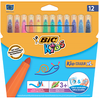 Фломастеры Bic Kid Coleour XL, 12 цветов (bc8289662) - Вища Якість та Гарантія!