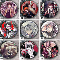 Набір значків аніме Великий з Бродячих Псів / Bungo Stray Dogs