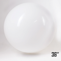 Латексный воздушный шар-гигант без рисунка Show Белый, 36" 90 см