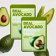 Тканинна маска з екстрактом авокадо Farm Stay Real Avocado Essence Mask