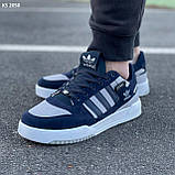 Кросівки Adidas Forum сині/білі 40-42, фото 7