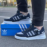 Кросівки Adidas Forum сині/білі 40-42, фото 3