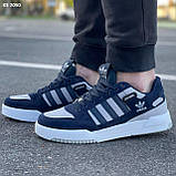 Кросівки Adidas Forum сині/білі 40-42, фото 6