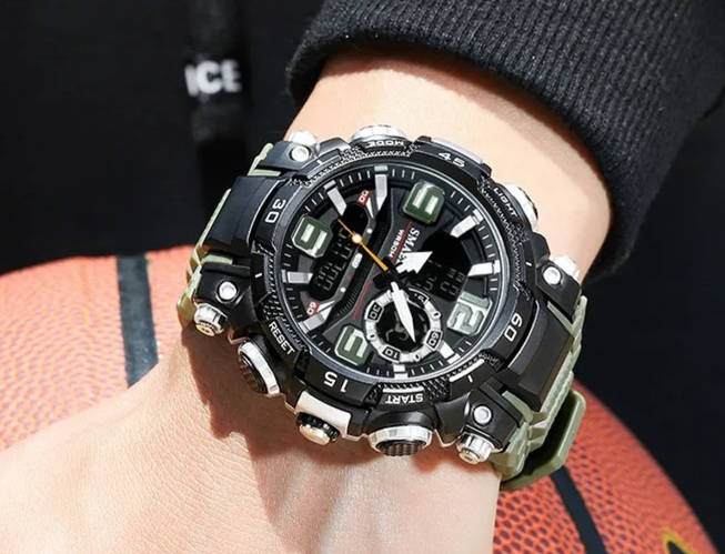 Купить Мужские тактические наручные часы SMAEL 1921 для военных, цена ...