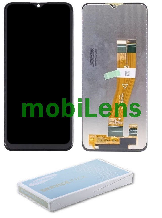 Samsung A025G, висота=163мм *жовтий шлейф, Galaxy A02S, A035G,A037G Galaxy A03S Дисплей +тачскрин Original *Ser