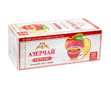 Чай чорний Azercay "Персик", 1,8 г * 25 шт (ароматизований чай у пакетиках)