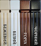 Ліжко Брунера 140*190 металеве на дерев'яних ніжках, фото 8