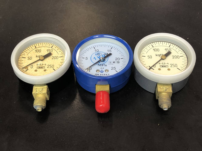 Купити МТП-1М Манометр загальнотехнічний 250 кгс/см2 (25МПа,25000кПа ...