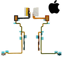 Шлейф для iPod Nano 7G, конектор навушників, кнопки вмикання, кнопок звуку, білий, оригінал